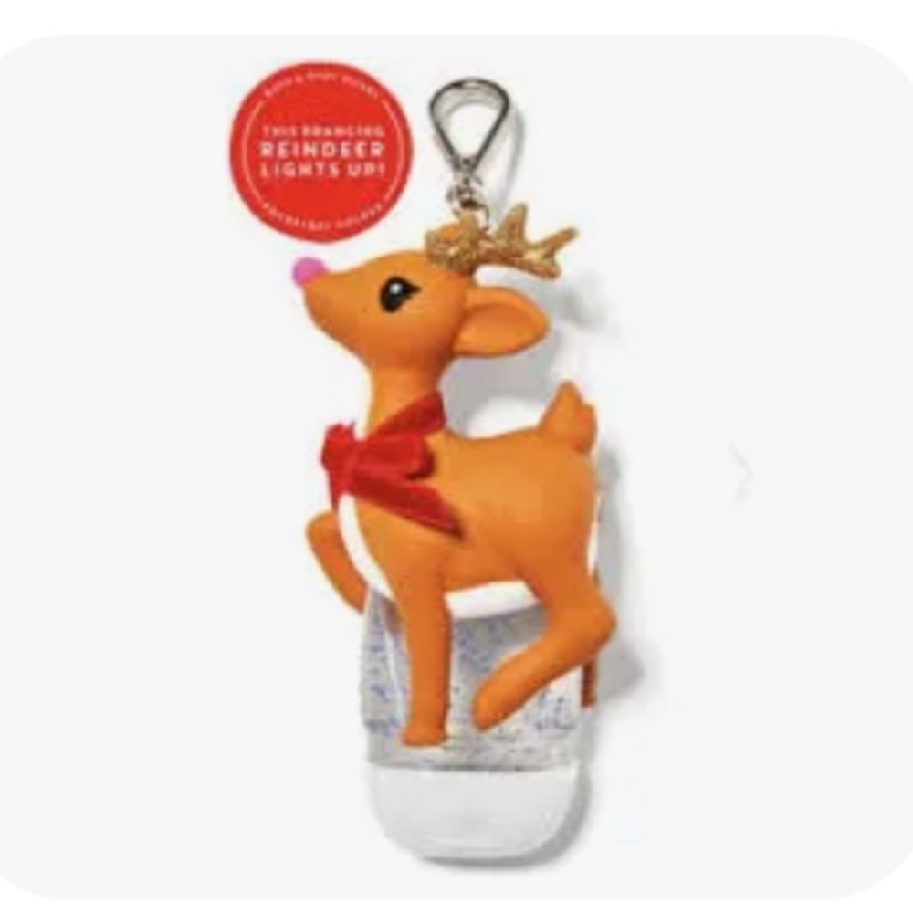 Bath & Body Works Light-Up Reindeer Keychain Holder